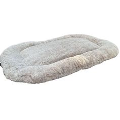 Matelas ovale pour chien YVLA polyester beige 60x40cm