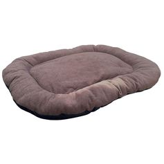 Matelas ovale pour chien YVLA polyester marron 80x60cm