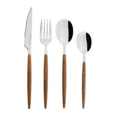 Ménagère 24 pièces ORMA effet bois - LETHU