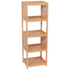 Meuble 5 étagères TRINIDAD bambou 35.5x108.5x30cm