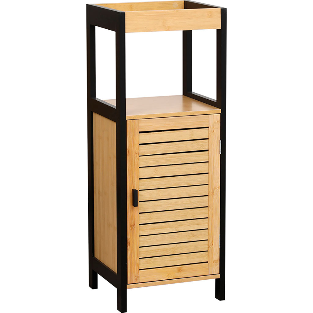 Meuble bas salle de bain CEBU 1 porte 1 niche 34x90x30cm Centrakor