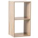 Meuble colonne Mix'n Modul 2 cases bois naturel 34.5x32x67.5cm