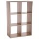 Meuble de rangement Mix'n Modul 6 casiers bois naturel 67.5x100.5x32cm