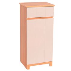 Meuble de salle de bain bas RIVOLI bois clair et beige 38x83x30cm