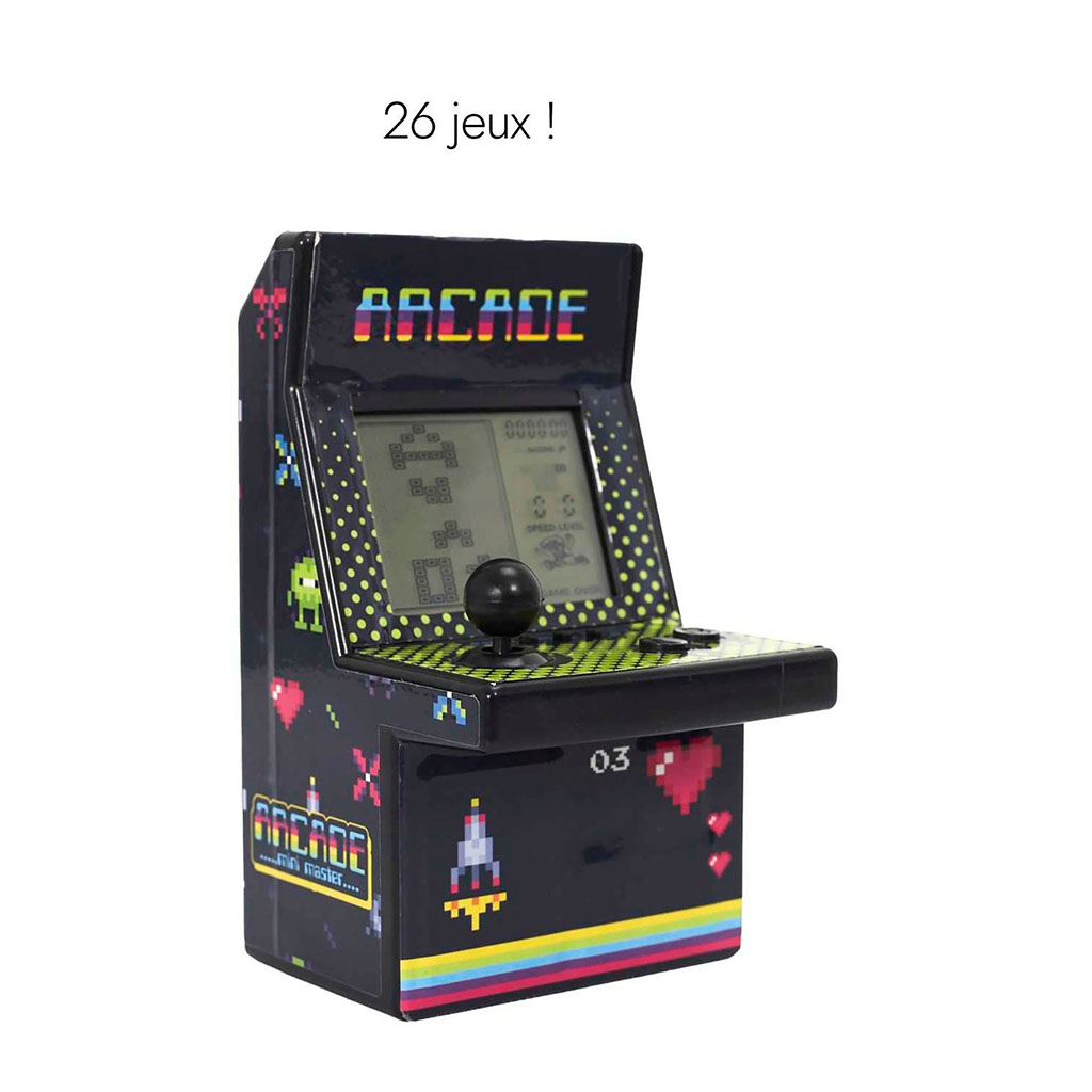 Mini borne arcade 26 jeux H 7cm