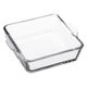 Mini plat carré four verre 15x13cm