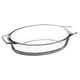 Mini plat ovale four verre 20x11cm