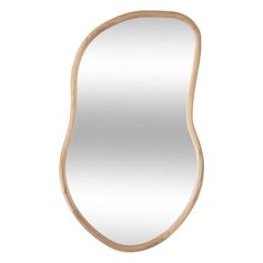 Miroir organique LIVIA bois 75x45cm