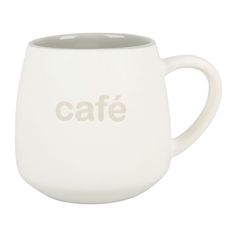Mug CAFÉ gris céramique 23cl