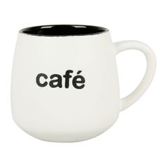 Mug CAFÉ noir céramique 23cl