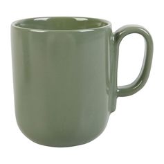 Mug en céramique CYRILLIQUE vert 36cl- LETHU