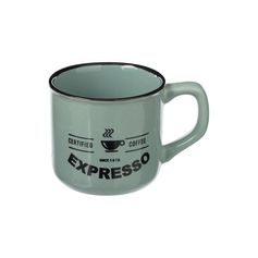 Mug en faîence BISTROT imprimé 14cl