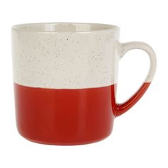 Mug grès ENTRE DEUX rouge 38cl - LETHU