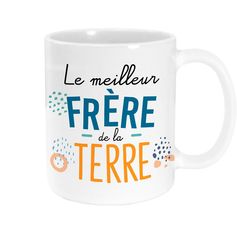 Mug meilleur frère de la terre 12x9.5x8cm