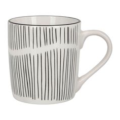 Mug MIXT à rayures porcelaine 30cl