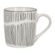 Mug MIXT à rayures porcelaine 30cl