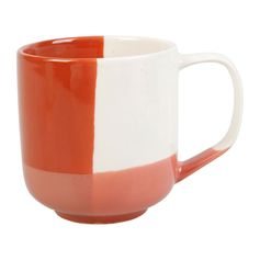 Mug porcelaine SONIA rouge 31cl - LETHU