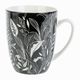 Mug porcelaine VEGETALE noir et blanc 34cl - LETHU