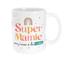 Mug super mamie 12x9.5x8cm