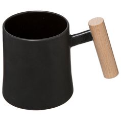 Mug TRIBECART faïence noir 37cl