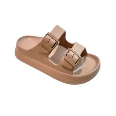 Mules femme à semelle haute beige 36-41