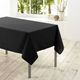 Nappe rectangulaire anti-taches ESSENTIEL noire 140x200cm