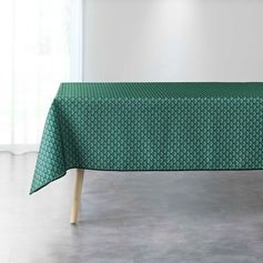 Nappe rectangulaire polyester ARTCHIC verte 150x240cm