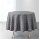 Nappe ronde polyester ARTCHIC anthracite D 180cm