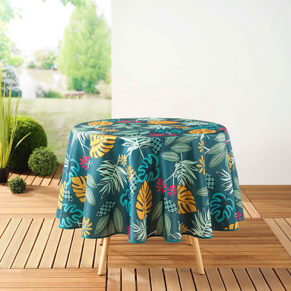 Nappe ronde polyester LILIDAE D 180cm Centrakor