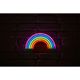 Néon arc-en-ciel multicolore à piles 30x16cm