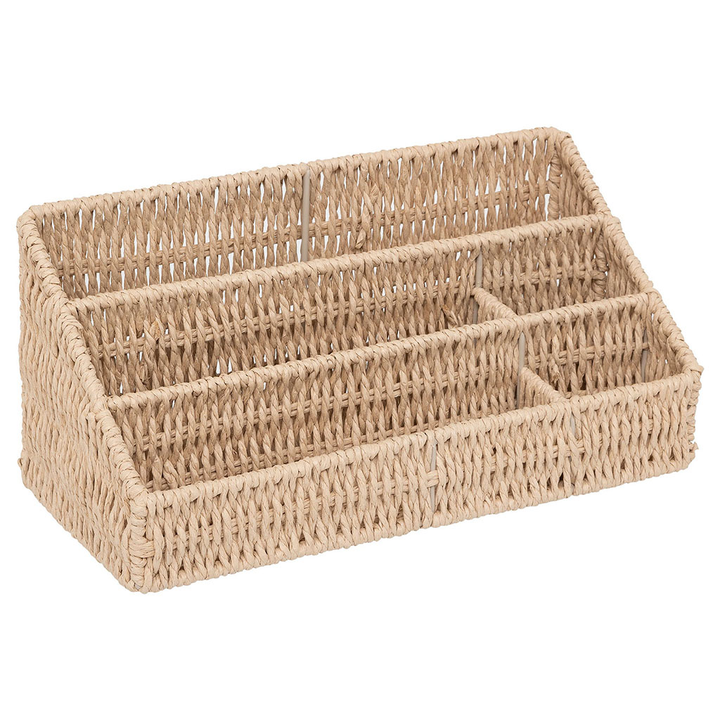 Organiseur de bureau KORD beige 33x15x14.5cm