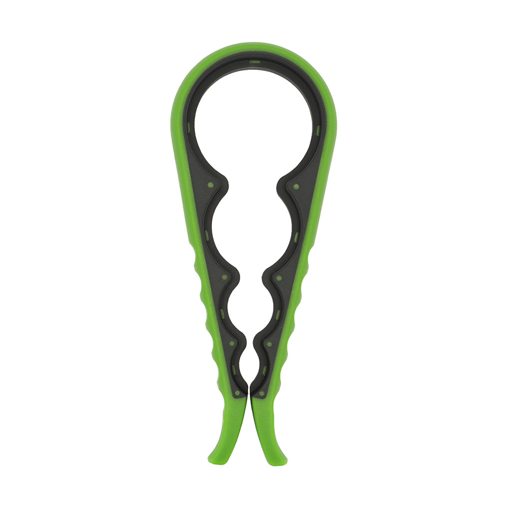 Ouvre-bocal caoutchouc 4 formats vert 9.5x22.5cm