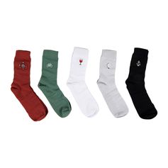 Pack de 5 paires de chaussettes coton 23x7cm
