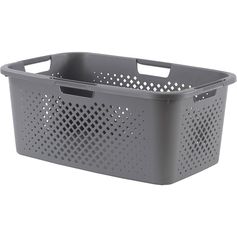 Panier à linge gris 40L
