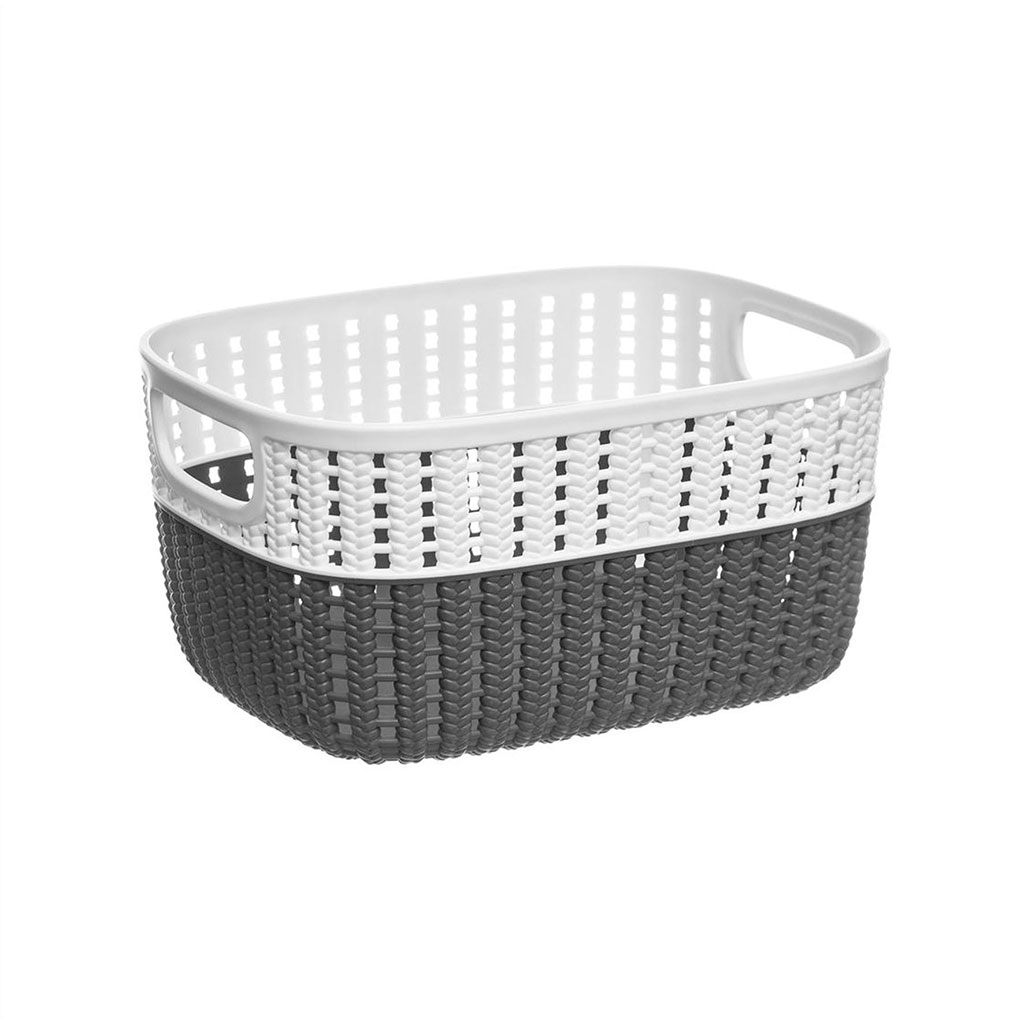 Panier de rangement bicolore 3.5L Centrakor