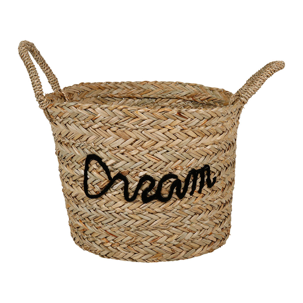 Panier de rangement en osier 57x34x34cm Centrakor