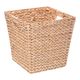 Panier de rangement Mix 'n Modul jonc naturel 31x31cm