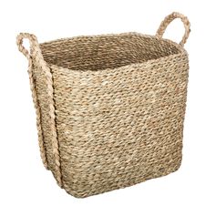 Panier de rangement osier rectangulaire 44x35x40cm