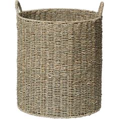 Panier de rangement osier rond 38x48x38cm