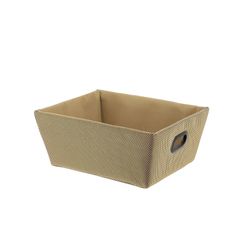 Panier rangement beige 20.5x10.5x26cm