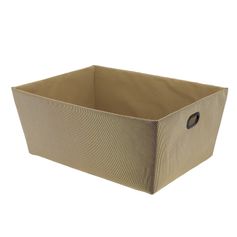 Panier rangement beige 32.5x18x45cm