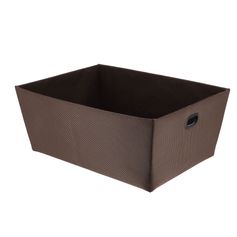 Panier rangement marron 32.5x18x45cm