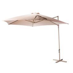 Parasol décentré crème 3m