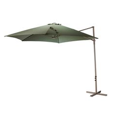 Parasol décentré vert 3m