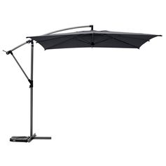 Parasol déporté MANOA ardoise aluminium 2.5x2.5m
