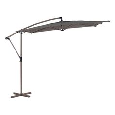 Parasol déporté MANOA café aluminium 2.5x2.5m