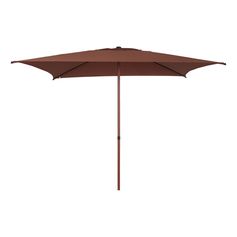 Parasol droit inclinable SOYA acajou 2.5x2.5m