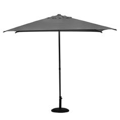 Parasol droit inclinable SOYA ardoise 2.5x2.5m