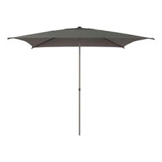 Parasol droit inclinable SOYA café 2.5x2.5m