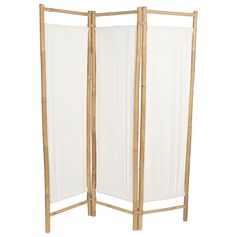 Paravent pliable 3 panneaux bambou 135x171cm